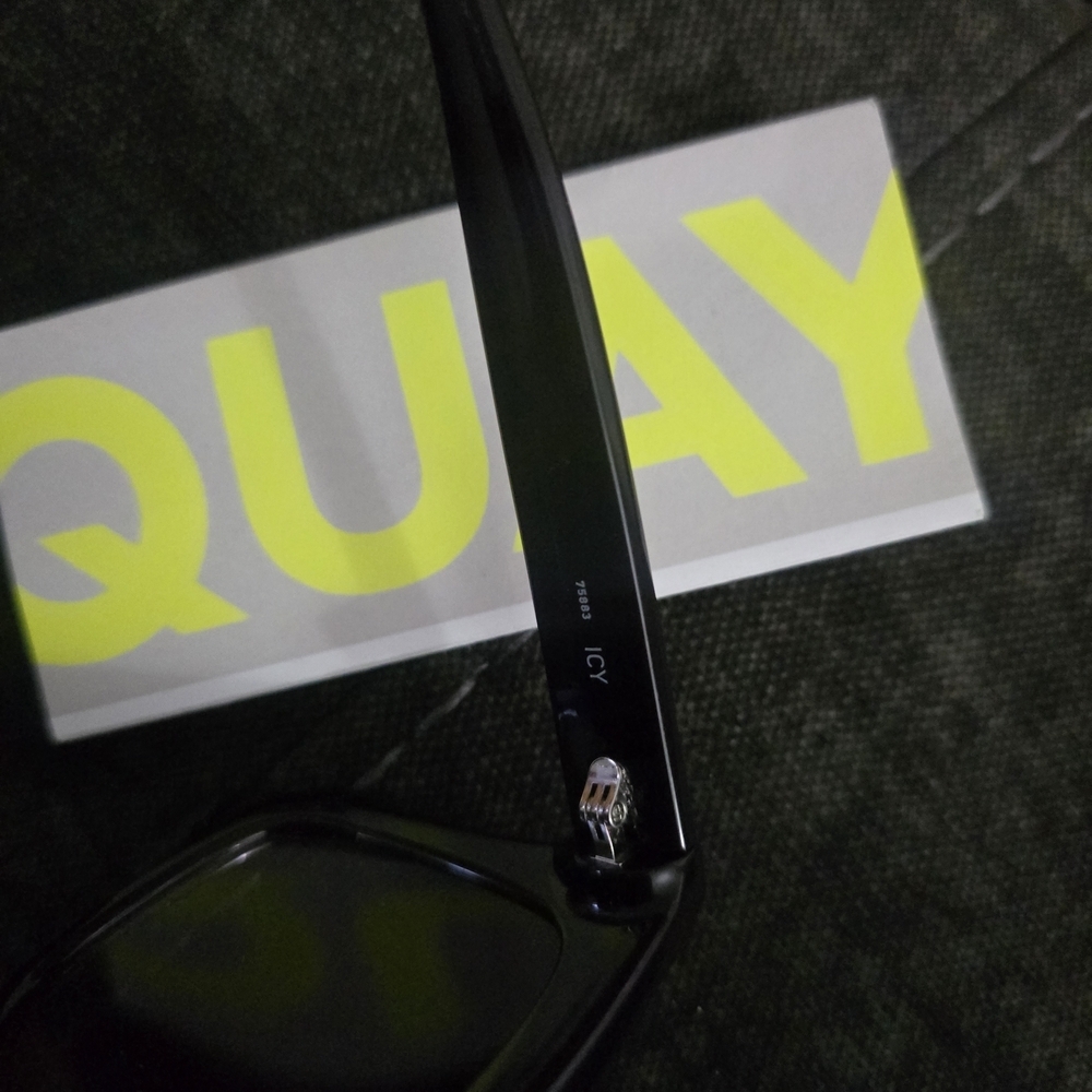 Quay Australia Men’s Black Square Sunglasses - Picture 5 of 6